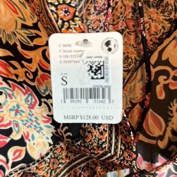 NWT Free People Stevie Tunic Black Combo size Small - Picture 9 of 12